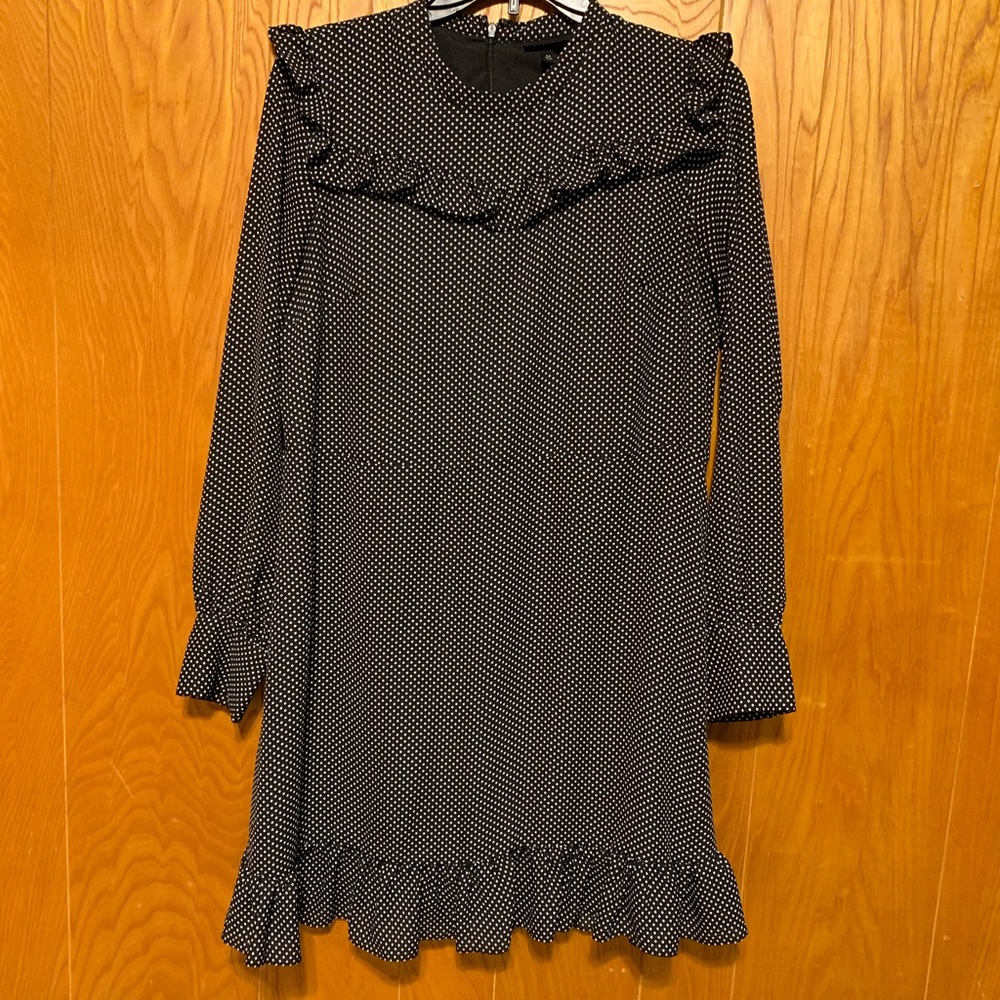 Who What Wear Polka dot dress